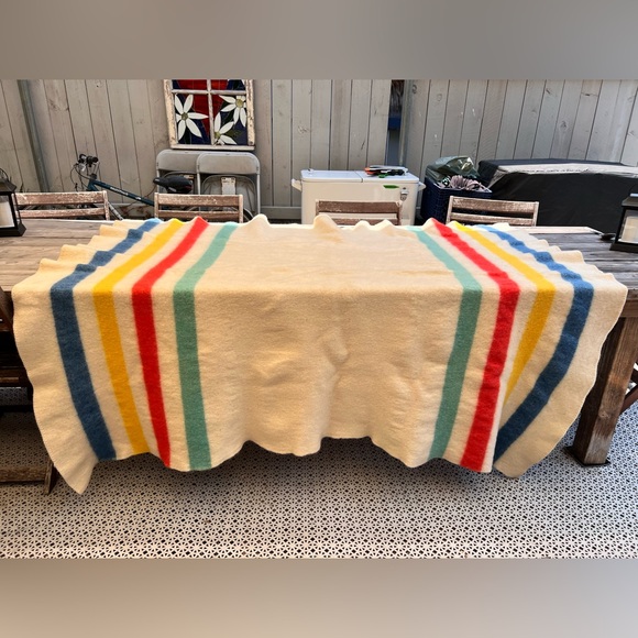 Other - Vintage Hudson Bay Style Wool Blanket